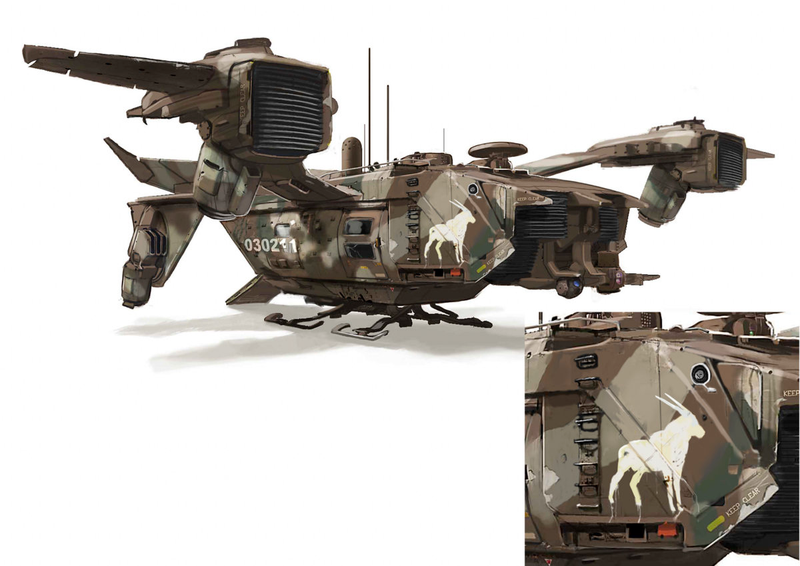 Illustration for article titled Elysium concept art shows the super unsanitary bioware of the future